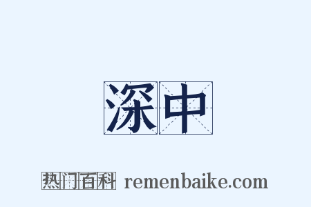 深中是什么意思的图片